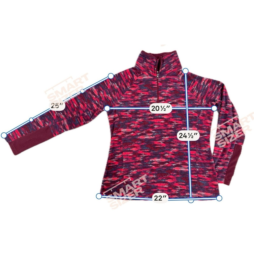 Columbia Women's Large Quarter Zip Fleece - Picture 3 of 9